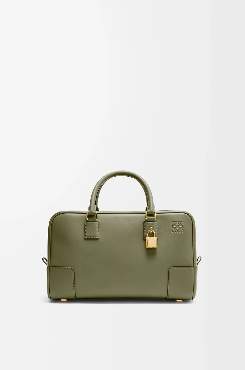 amazona 28 tasche aus nappa-kalbsleder avocadogrün