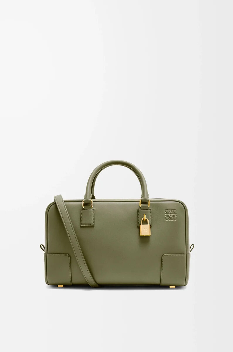 amazona 28 tasche aus nappa-kalbsleder avocadogrün