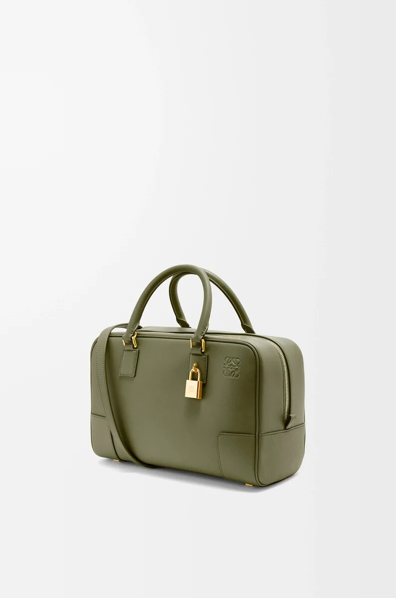amazona 28 tasche aus nappa-kalbsleder avocadogrün