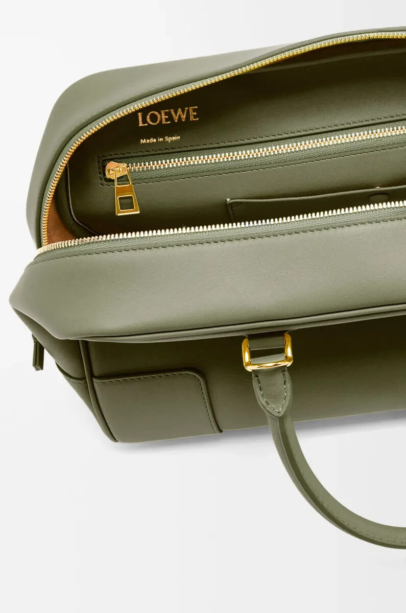 amazona 28 tasche aus nappa-kalbsleder avocadogrün