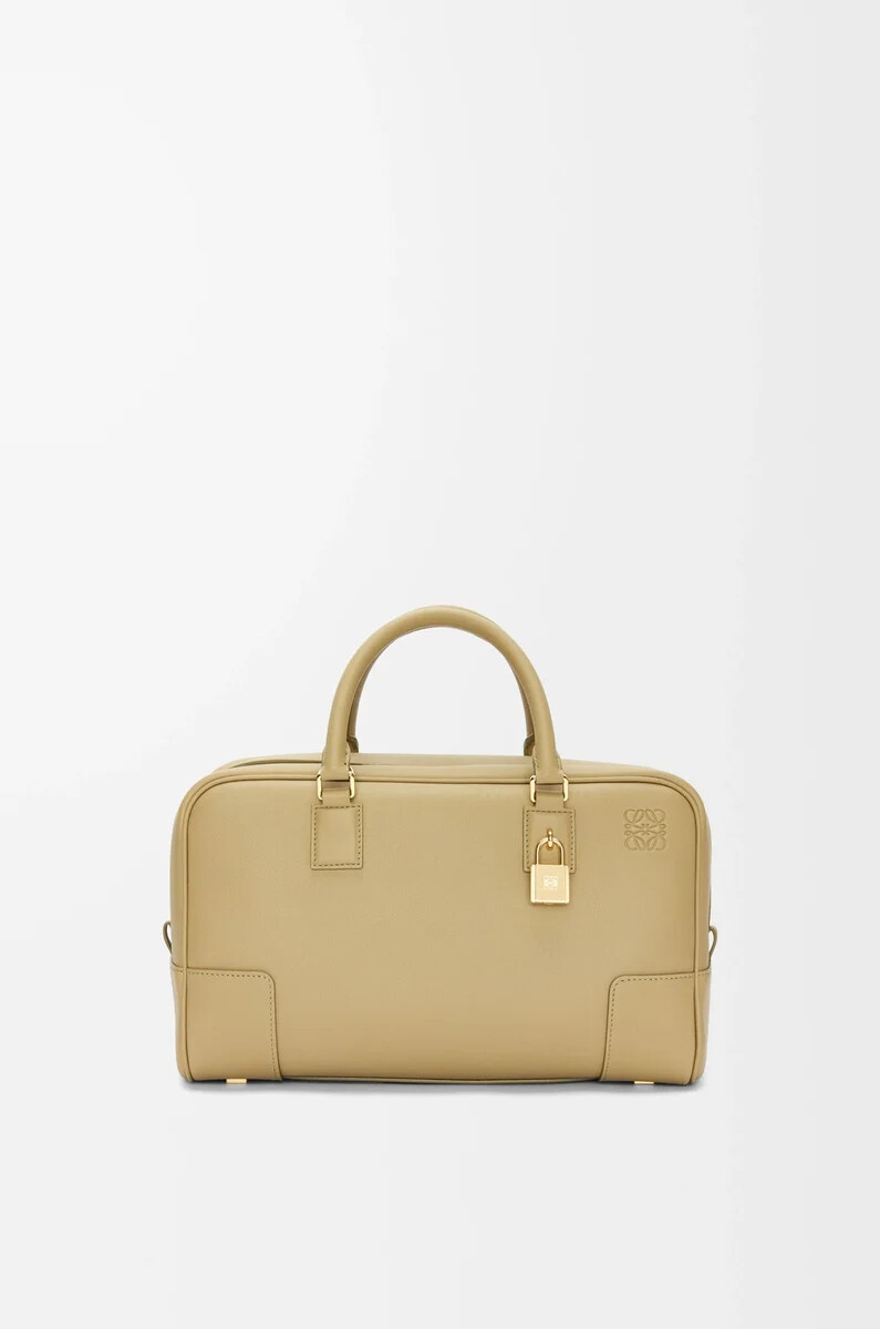 amazona 28 tasche aus nappa-kalbsleder in tongrün
