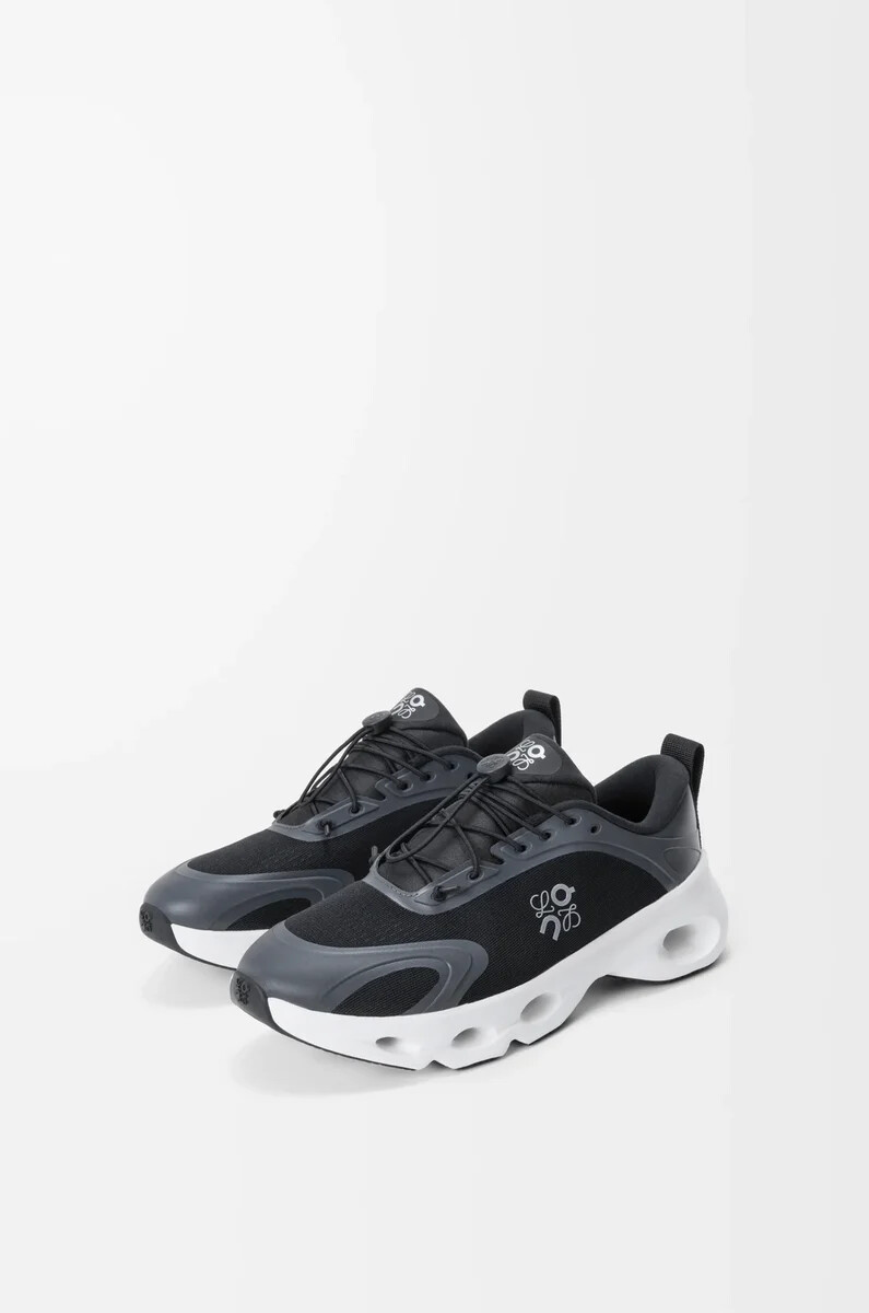 cloudsolo sneaker schwarzweiß