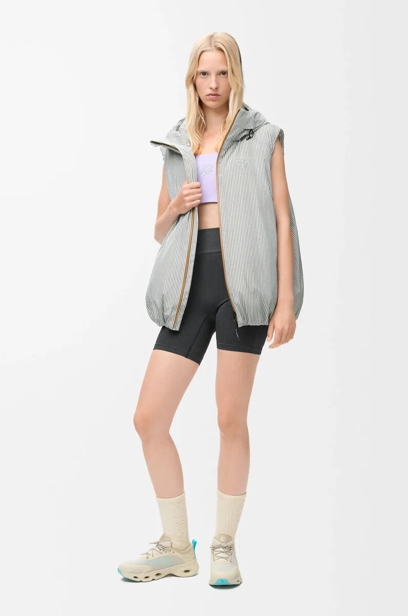 nahtlose shorts aus technischem jersey schwarz