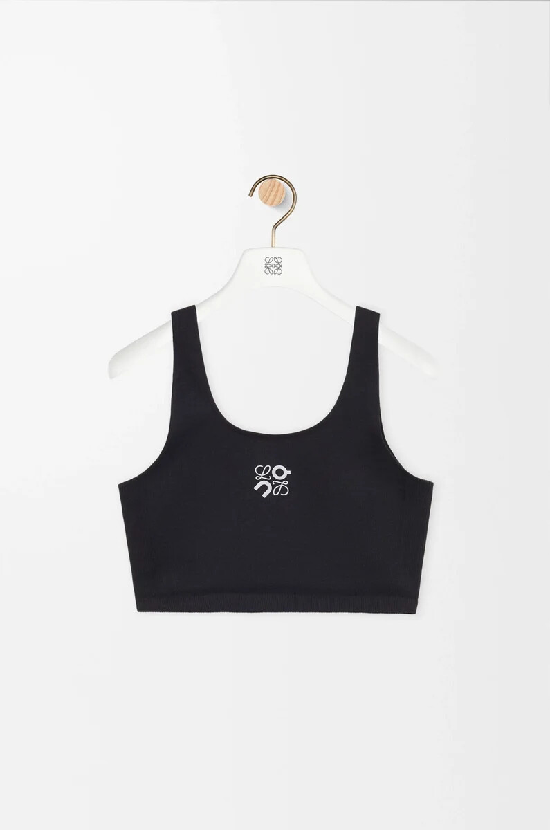 nahtloser bh aus technischem jersey schwarz