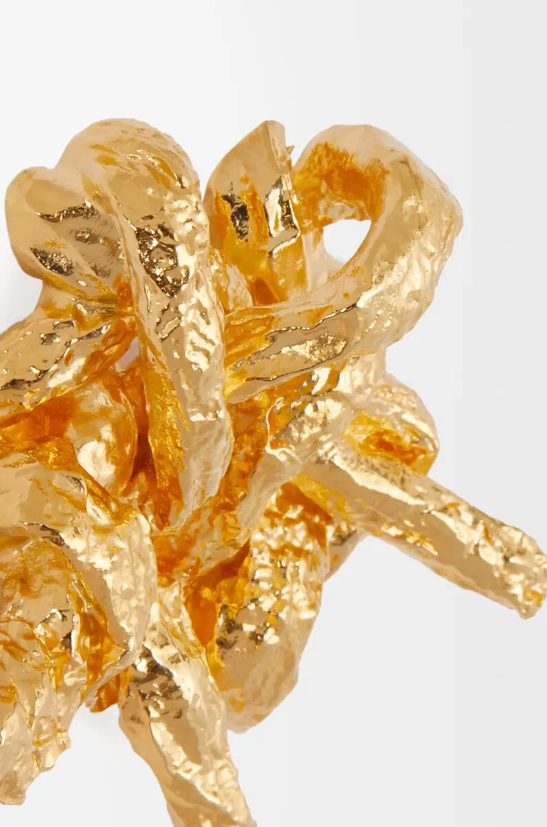 tarantella-brosche aus sterlingsilber und gold