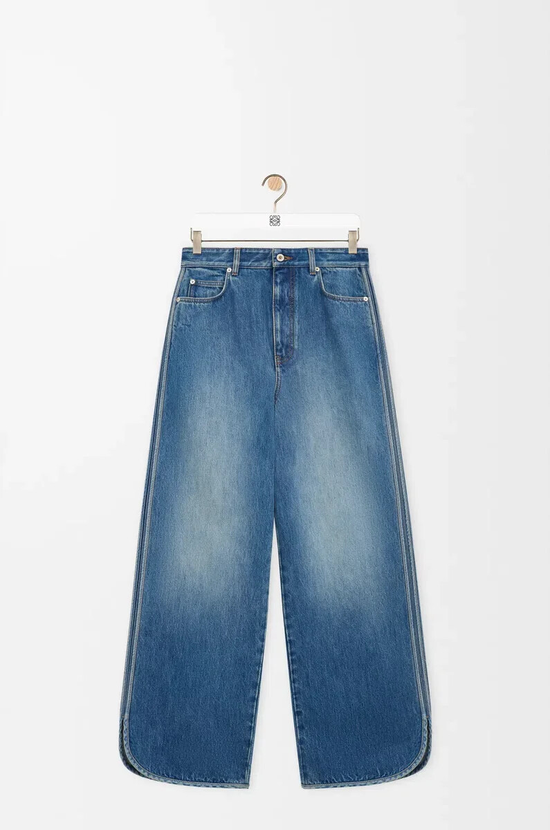 jeans aus denimblau