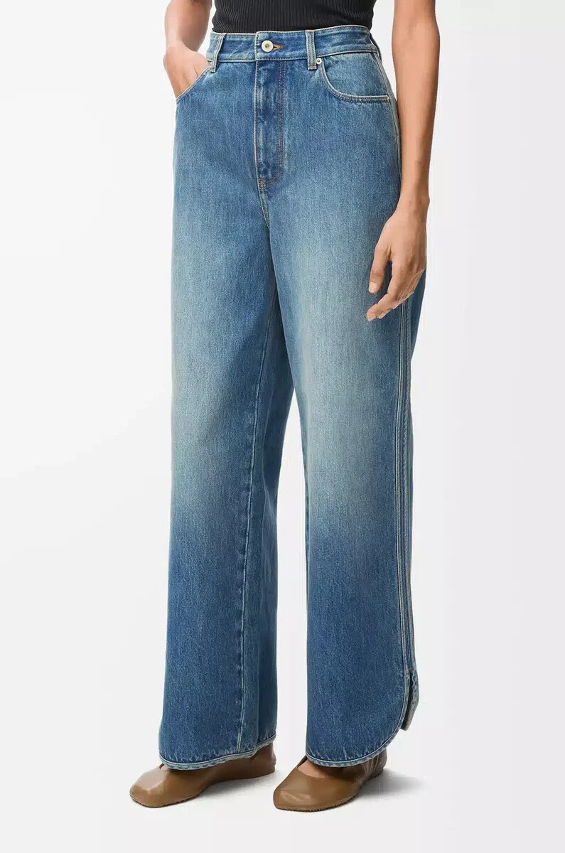jeans aus denimblau