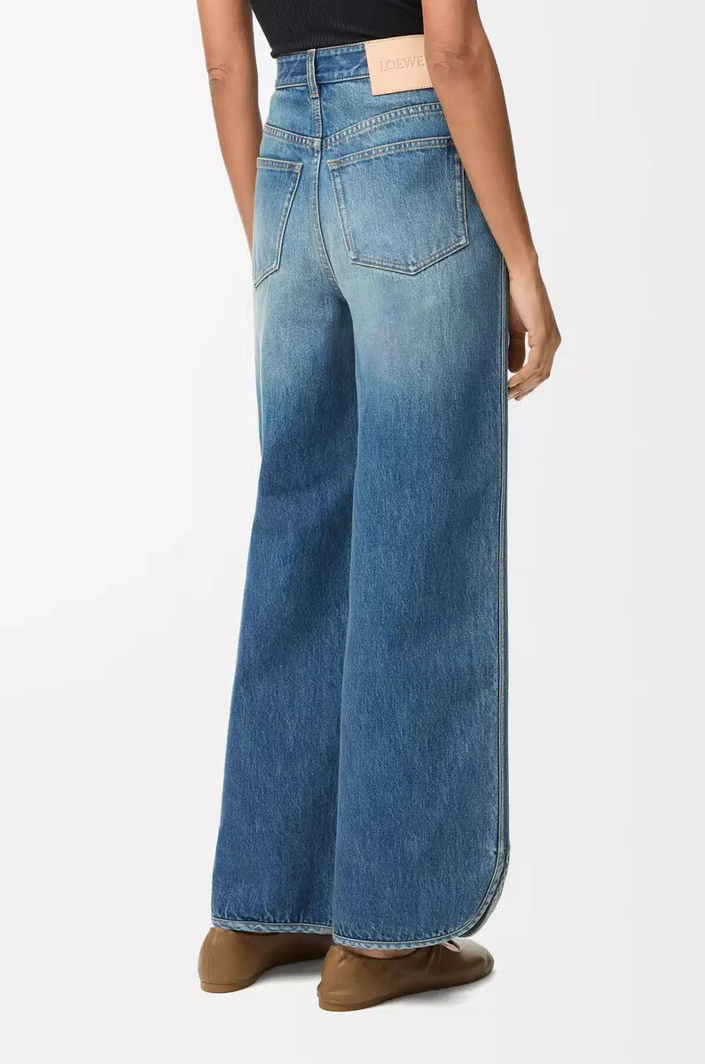 jeans aus denimblau