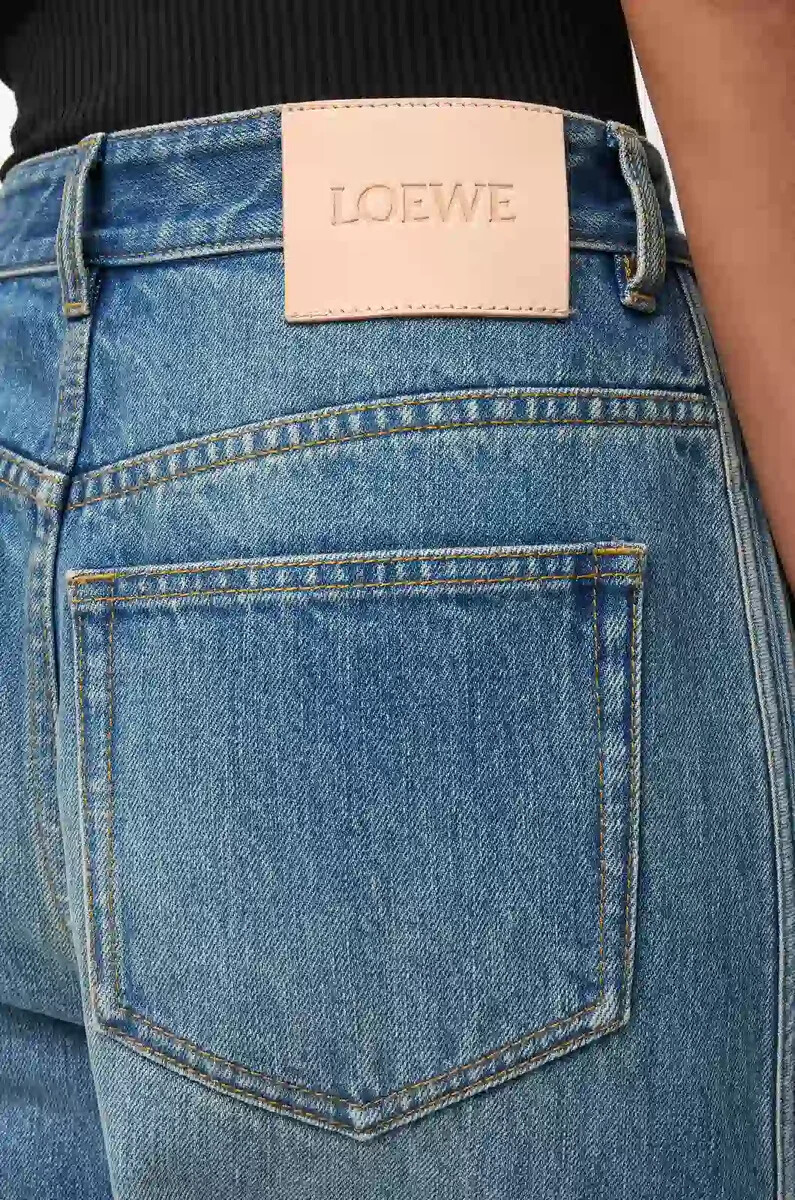 jeans aus denimblau