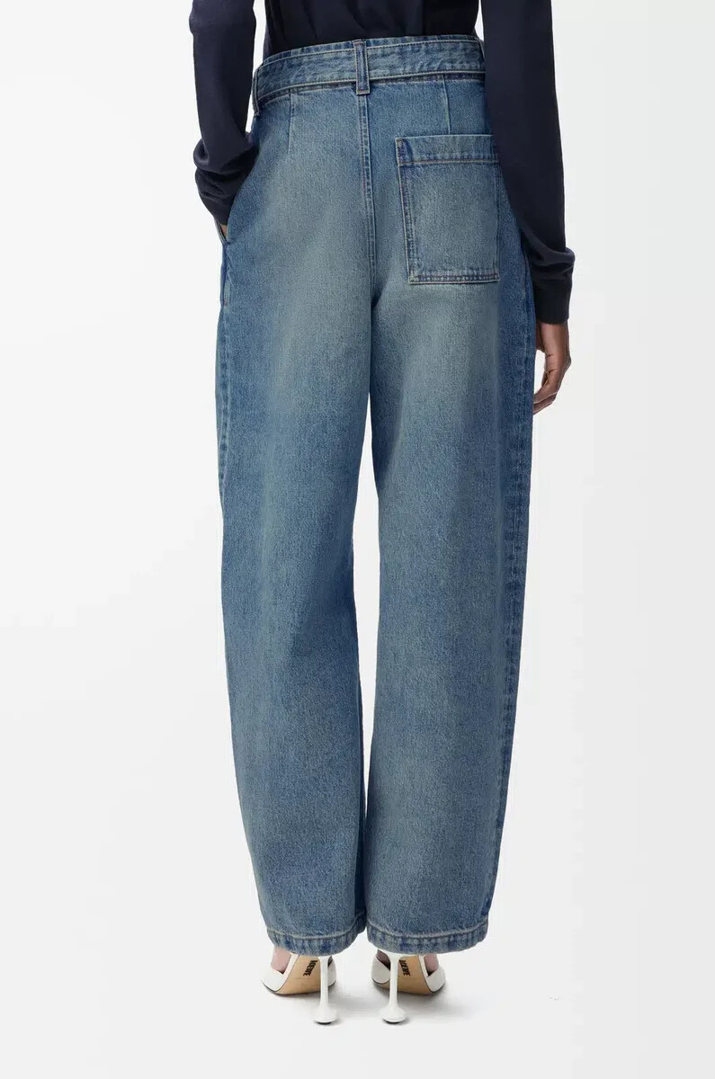 jeans aus gewaschenem denim