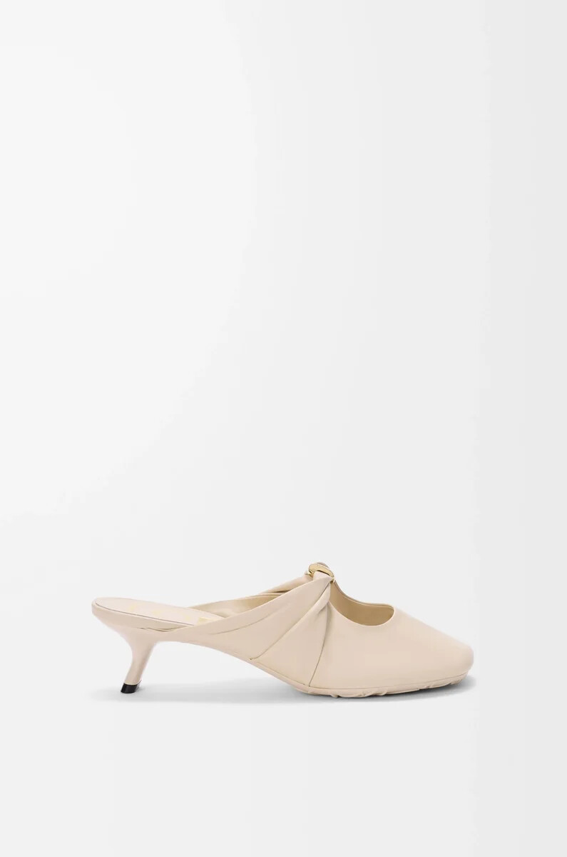 pebble soft mule aus nappa-lammleder