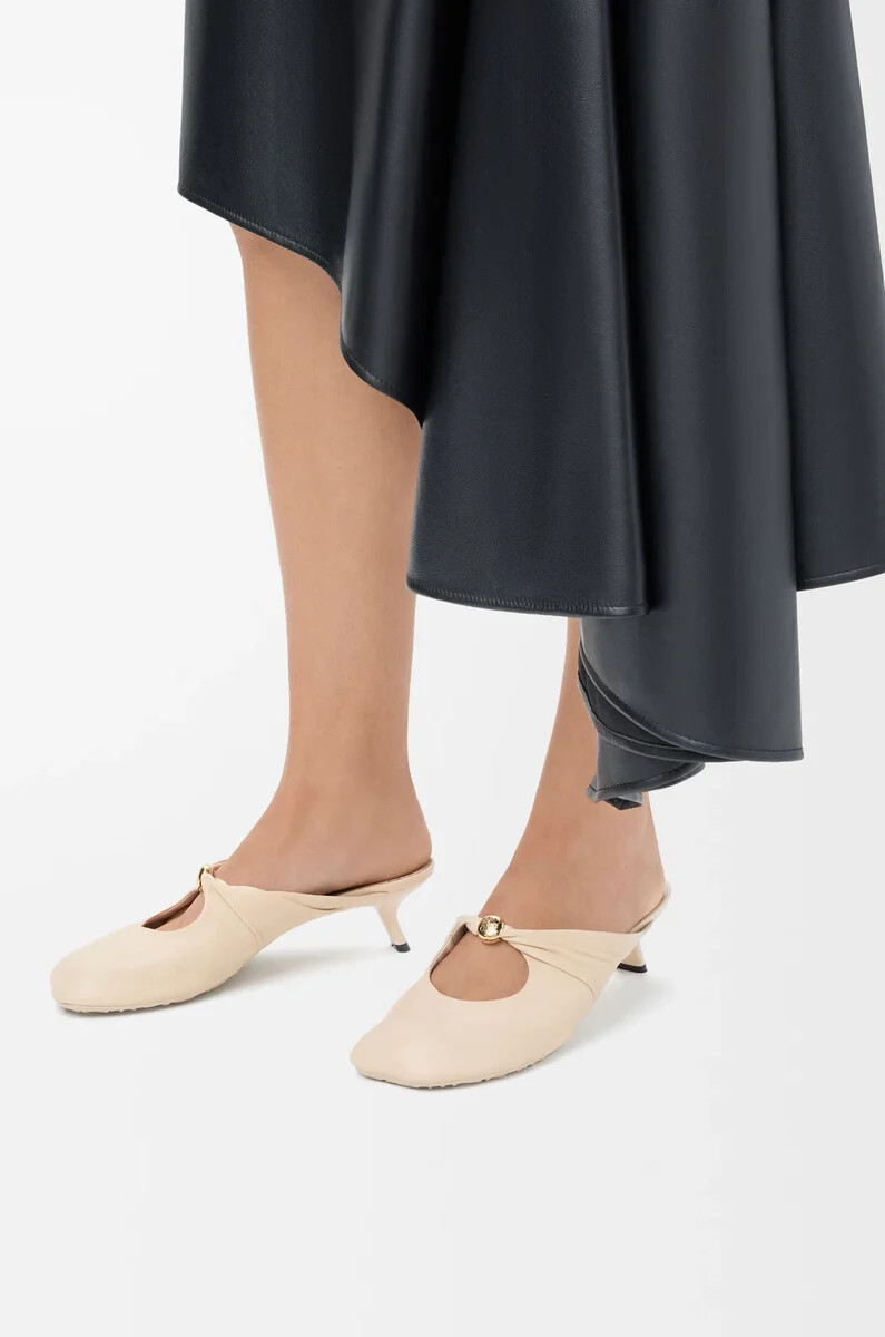 pebble soft mule aus nappa-lammleder
