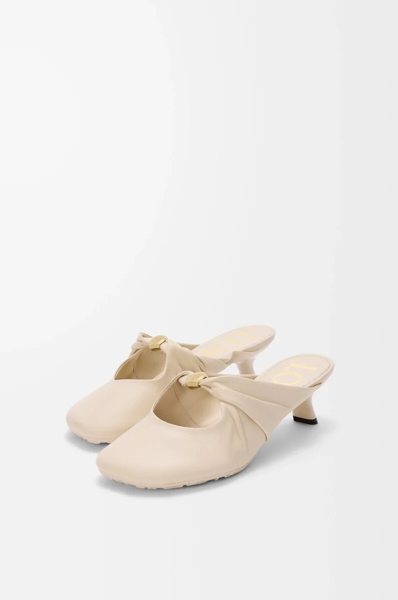 pebble soft mule aus nappa-lammleder