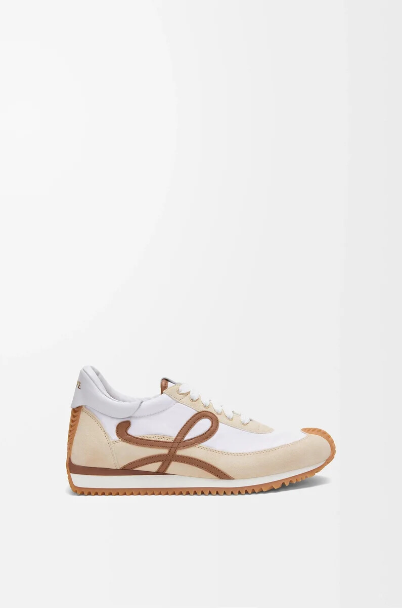 flow runner 2.0 aus nylon und wildleder farbe schokoladefast optisch