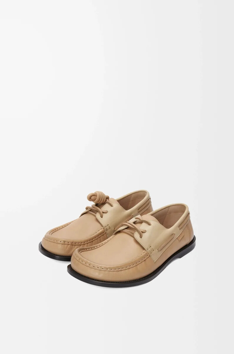 campo bootsschuh aus weichem kalbsleder farbe sandzimt