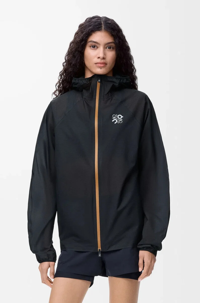 ultra-jacke aus technischem obermaterial schwarz