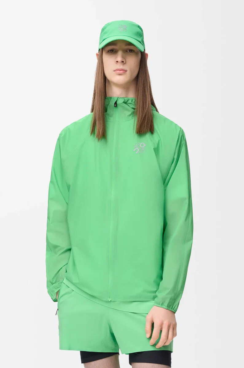 ultra-jacke aus technischem obermaterial grün