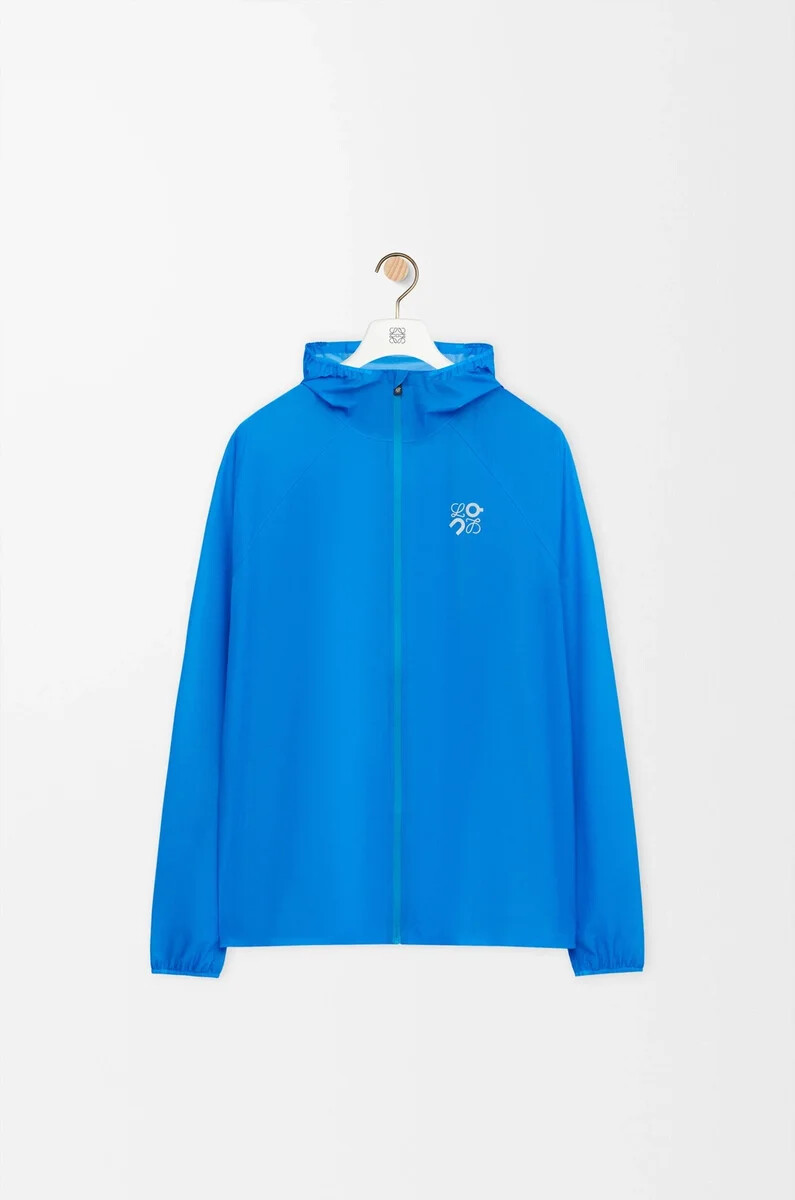 ultra-jacke aus technischem obermaterial blau