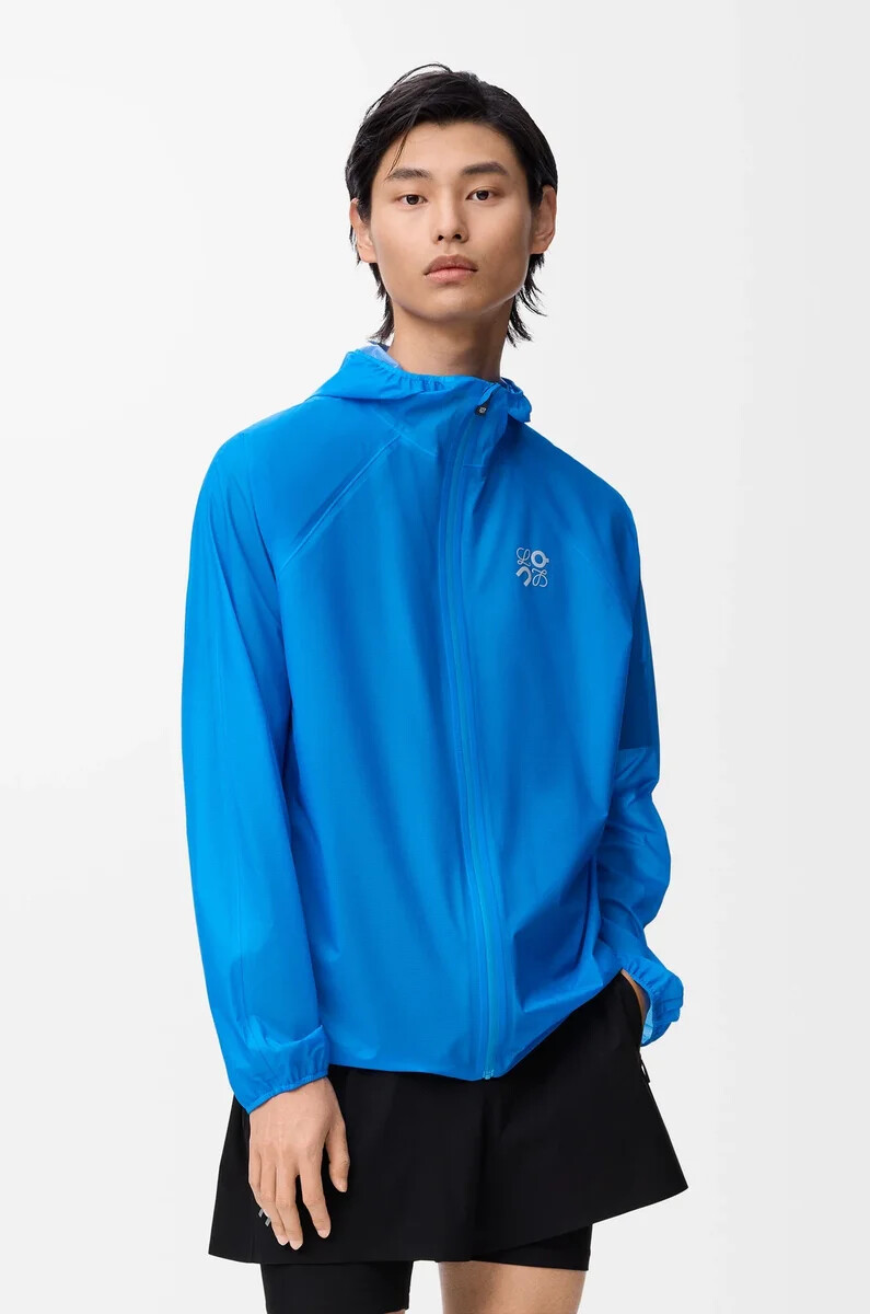 ultra-jacke aus technischem obermaterial blau