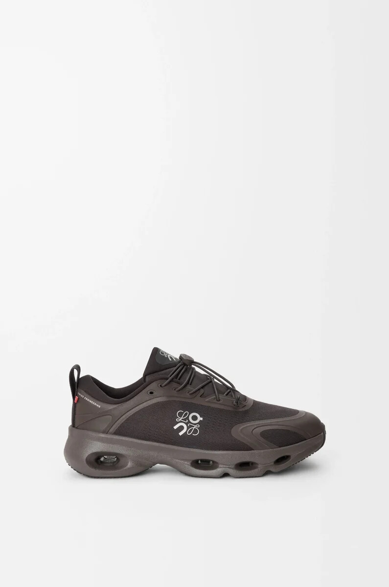 cloudsolo sneaker dunkelbraunschwarz