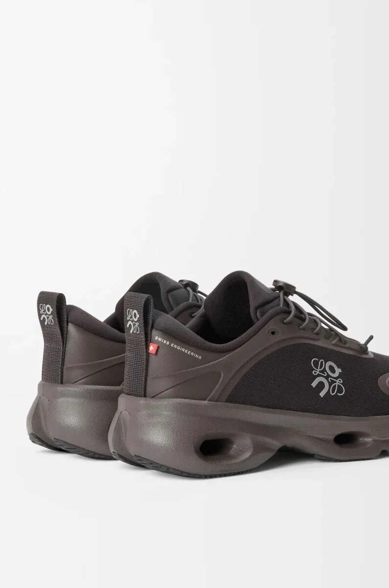cloudsolo sneaker dunkelbraunschwarz