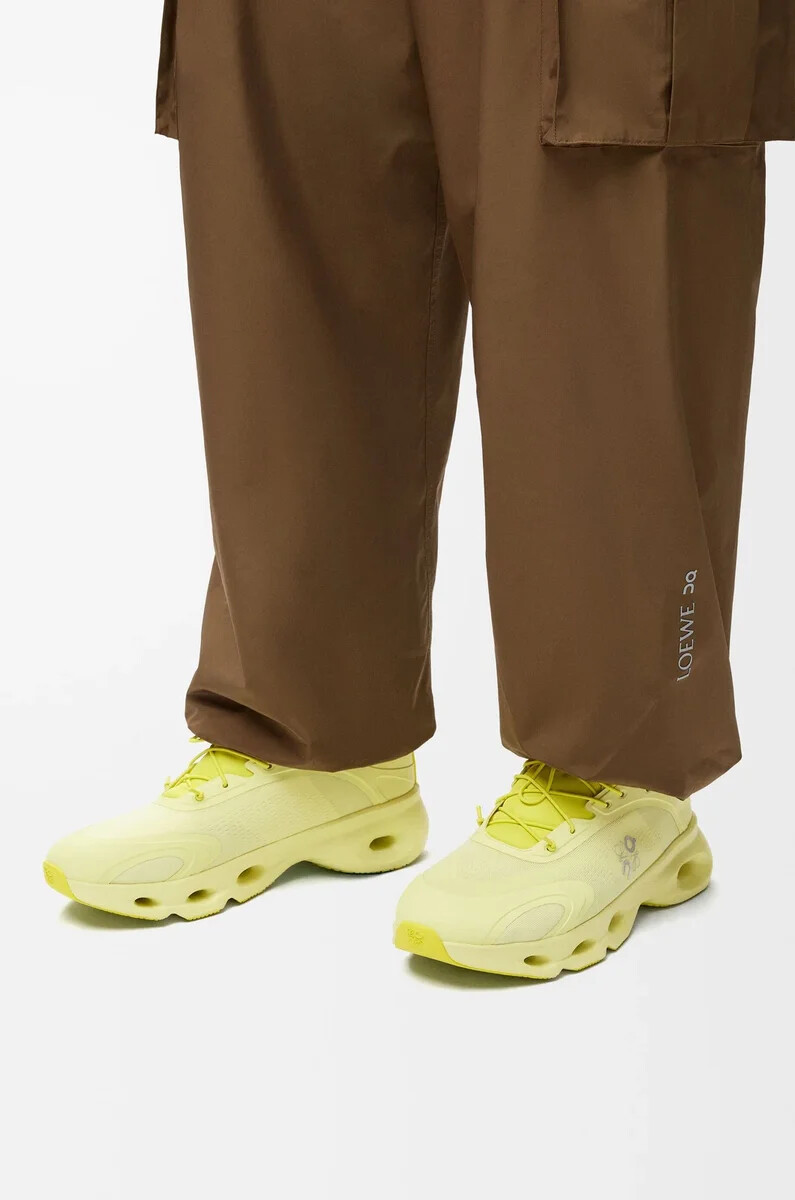 cloudsolo sneaker limettengrün